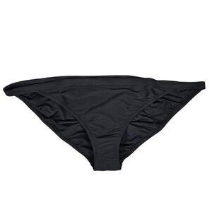 J. Crew Ribbed-trim hipster full-coverage bikini bottom Black 2X‎ NWT